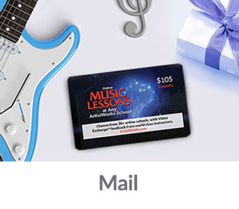 Gift Cards For Online Music Lessons Gift Cards